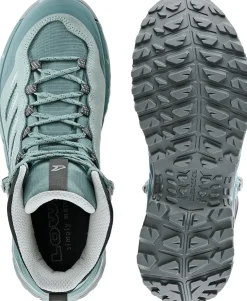 Hiking Shoes & Boots|Mid Height Boots-Lowa Womens Innovo GTX Mid Boots - Ice Blue-Light Blue