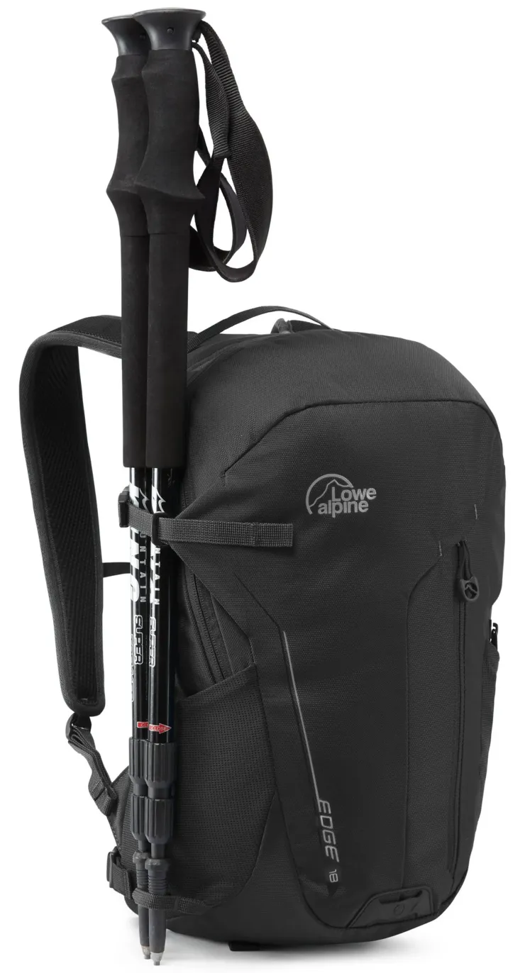 Day Packs-Lowe Alpine Edge 18 Rucksack - Black