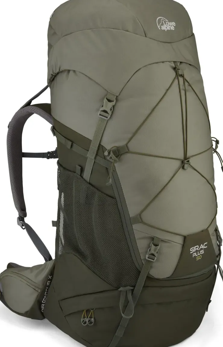 Backpacking Packs-Lowe Alpine Sirac Plus 50 Rucksack - Light Khaki-Army