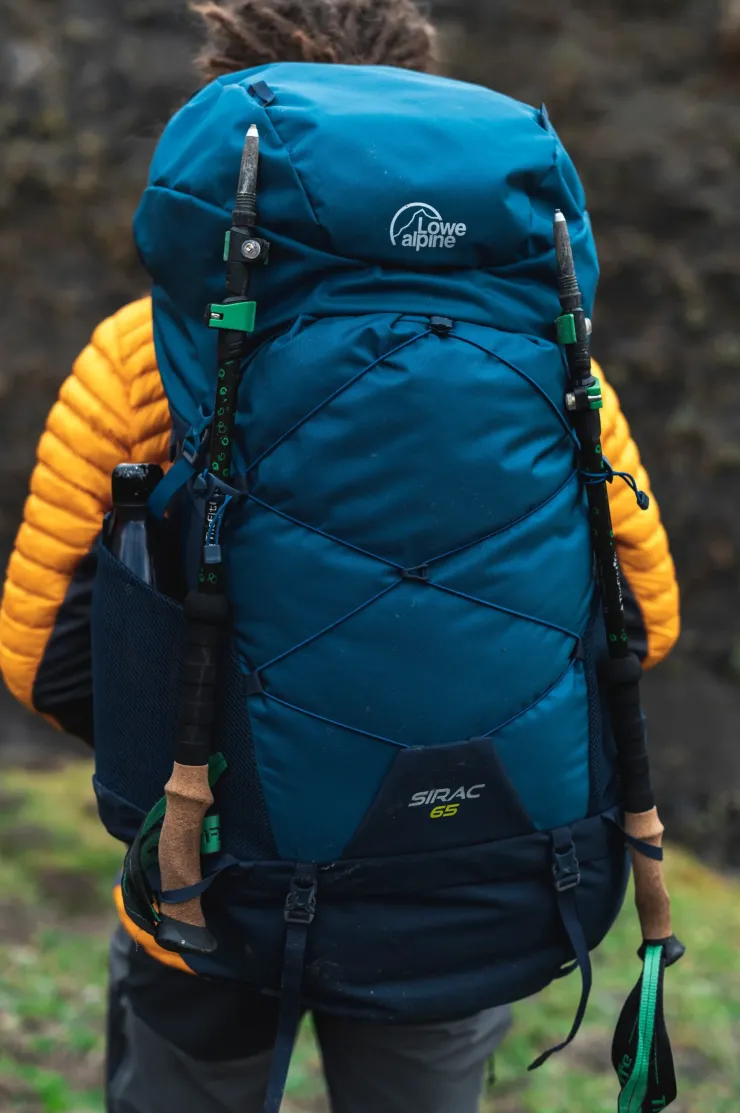 Backpacking Packs-Lowe Alpine Sirac 65 Rucksack - Deep Ink