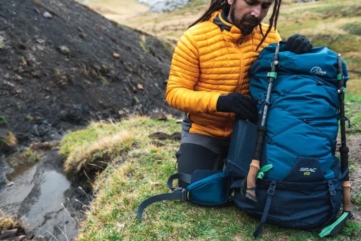 Backpacking Packs-Lowe Alpine Sirac 65 Rucksack - Deep Ink