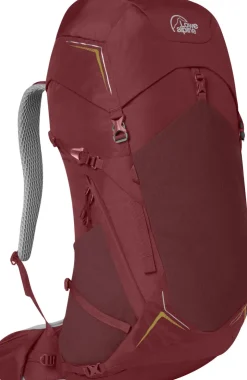 Backpacking Packs-Lowe Alpine Womens AirZone Trek ND33:40 Rucksack - Raspberry