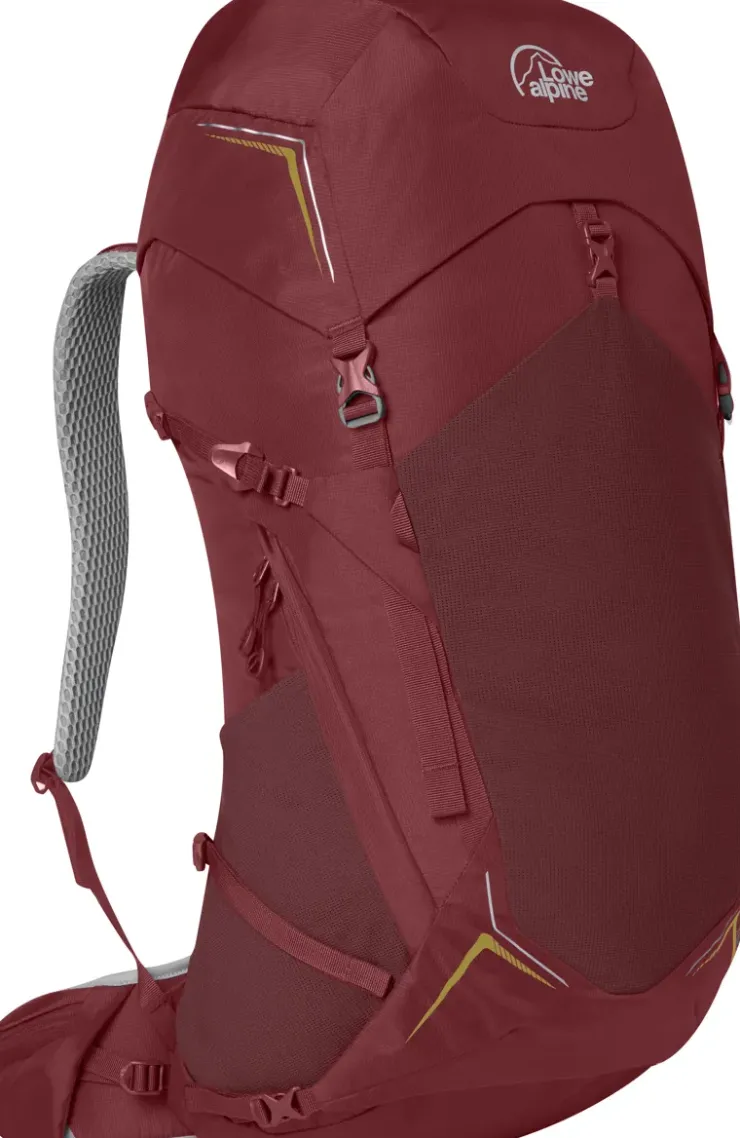 Backpacking Packs-Lowe Alpine Womens AirZone Trek ND33:40 Rucksack - Raspberry