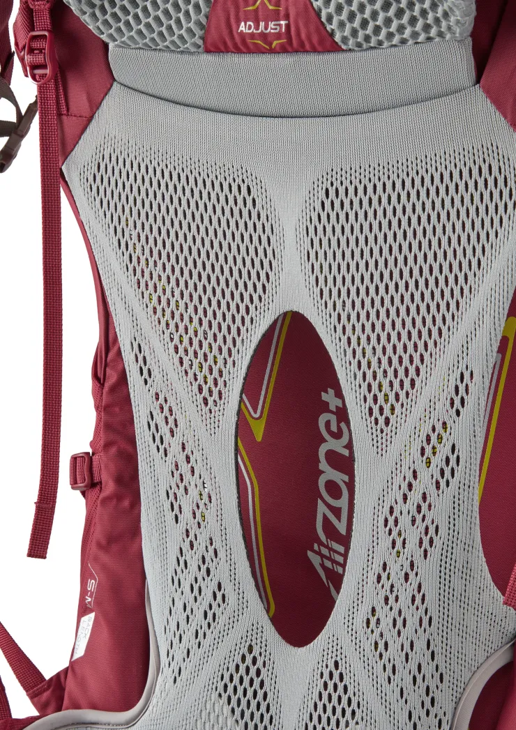 Backpacking Packs-Lowe Alpine Womens AirZone Trek ND33:40 Rucksack - Raspberry