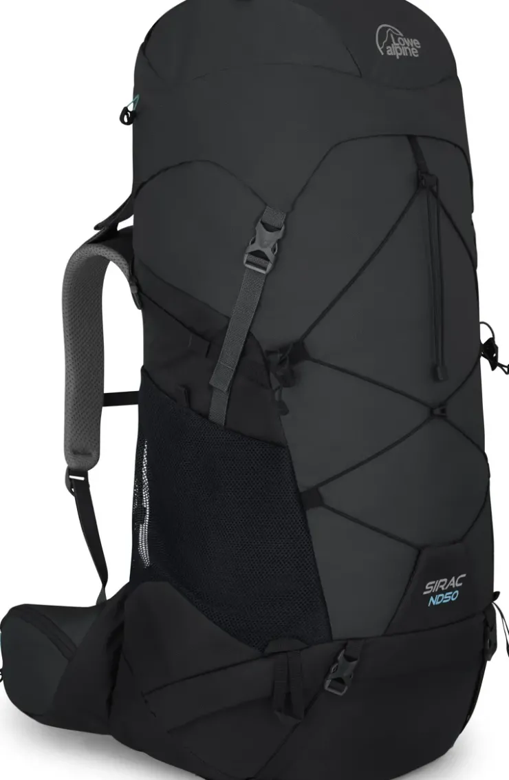 Backpacking Packs-Lowe Alpine Womens Sirac ND50 Rucksack - Ebony