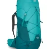 Backpacking Packs-Lowe Alpine Womens Sirac ND65 Rucksack - Sagano Green-Storm Green