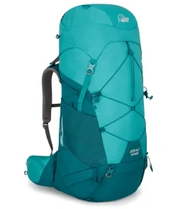 Backpacking Packs-Lowe Alpine Womens Sirac ND65 Rucksack - Sagano Green-Storm Green