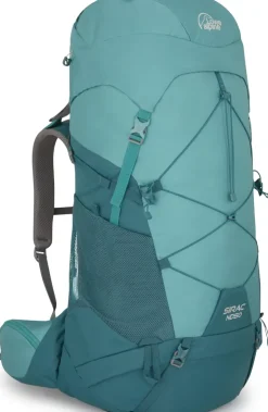 Backpacking Packs-Lowe Alpine Womens Sirac ND50 Rucksack - Sagano Green-Storm Green