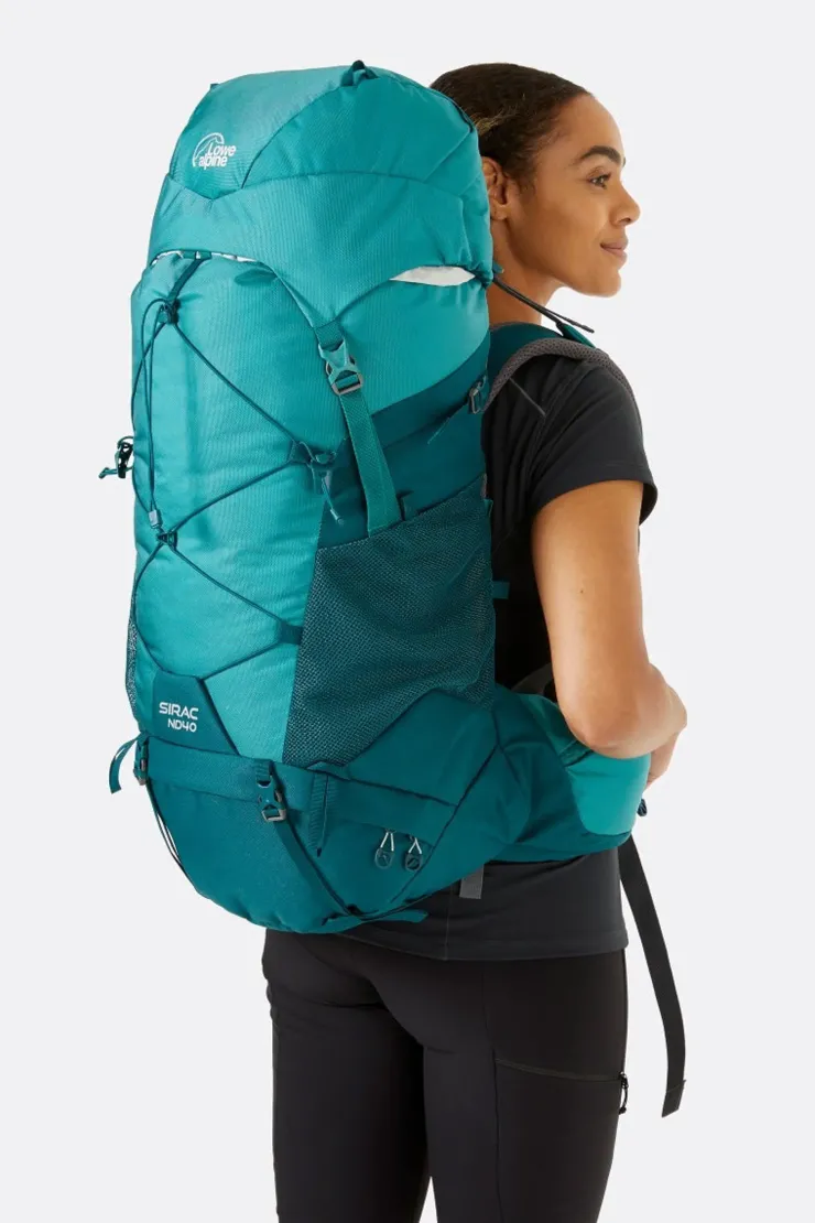 Backpacking Packs-Lowe Alpine Womens Sirac ND40 Rucksack - Ebony