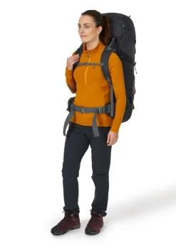 Backpacking Packs-Lowe Alpine Womens Sirac Plus ND65 Rucksack - Ebony
