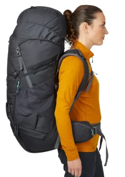 Backpacking Packs-Lowe Alpine Womens Sirac Plus ND65 Rucksack - Ebony