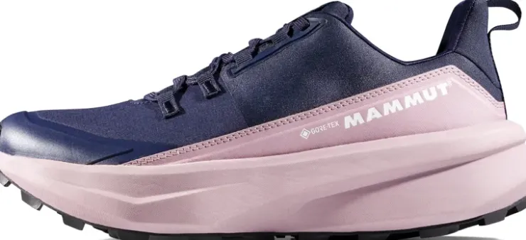 Hiking Shoes & Boots|Walking Shoes-Mammut Womens Aenergy Hike Low GTX - Marine-Dark Alpine Calamint