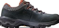 Hiking Shoes & Boots|Walking Shoes-Mammut Womens Nova IV Low GTX Shoes - Black-Apricot Brandy