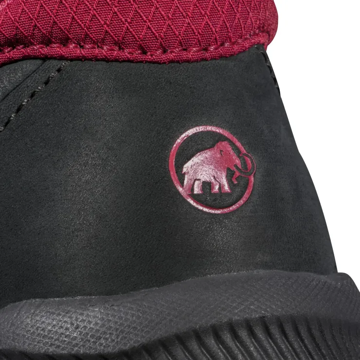 Hiking Shoes & Boots|Mid Height Boots-Mammut Womens Nova IV Mid GTX Boots - Black-Blood Red