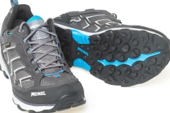 Hiking Shoes & Boots|Walking Shoes-Meindl Mens Activo GTX Shoes - Anthracite-Ocean