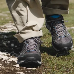 Hiking Shoes & Boots|Walking Shoes-Meindl Mens Activo GTX Shoes - Anthracite-Ocean