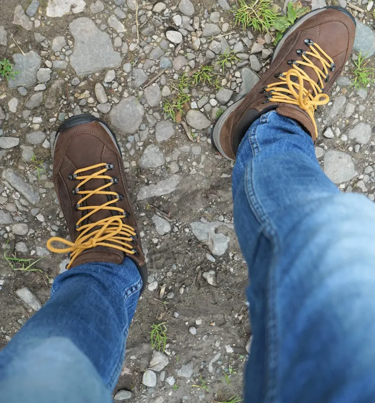 Hiking Shoes & Boots|Hiking Boots-Meindl Mens Baltimore GTX Boot - Chestnut-Mustard Yellow