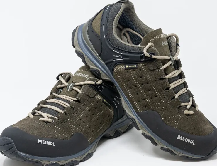 Hiking Shoes & Boots|Walking Shoes-Meindl Mens Ontario GTX Shoes - Black-Brown