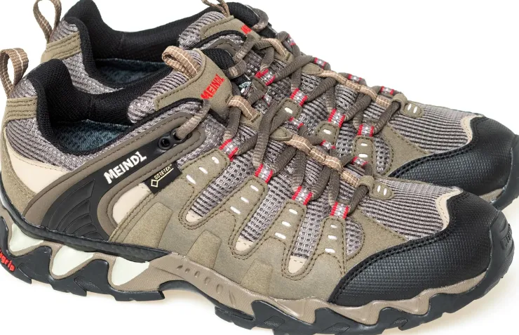 Hiking Shoes & Boots|Walking Shoes-Meindl Mens Respond GTX Shoes - Reed-Red