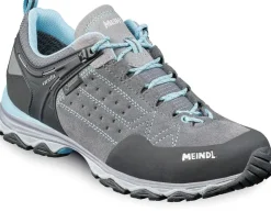 Hiking Shoes & Boots|Walking Shoes-Meindl Womens Ontario GTX Shoes - Grey-Azure