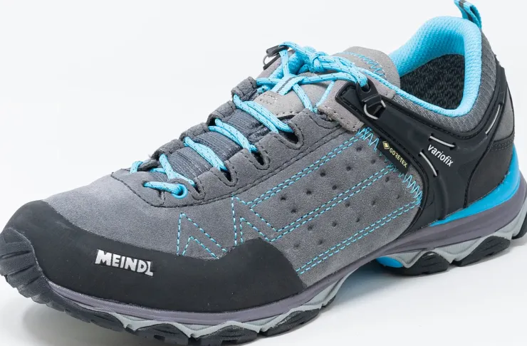 Hiking Shoes & Boots|Walking Shoes-Meindl Womens Ontario GTX Shoes - Grey-Azure