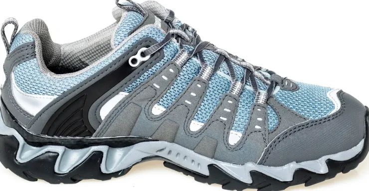Hiking Shoes & Boots|Walking Shoes-Meindl Womens Respond GTX Shoes - Graphite-Sky