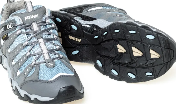 Hiking Shoes & Boots|Walking Shoes-Meindl Womens Respond GTX Shoes - Graphite-Sky