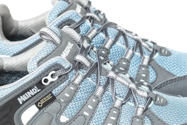Hiking Shoes & Boots|Walking Shoes-Meindl Womens Respond GTX Shoes - Graphite-Sky