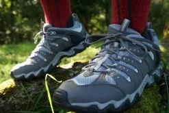 Hiking Shoes & Boots|Walking Shoes-Meindl Womens Respond GTX Shoes - Graphite-Sky