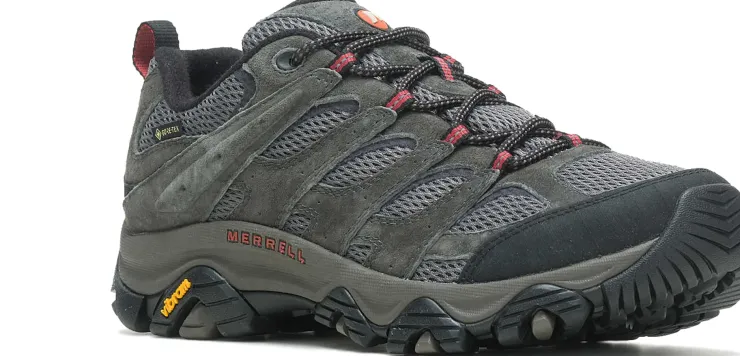 Hiking Shoes & Boots|Walking Shoes-Merrell Mens Moab 3 GTX Shoes - Wide Fit - Beluga