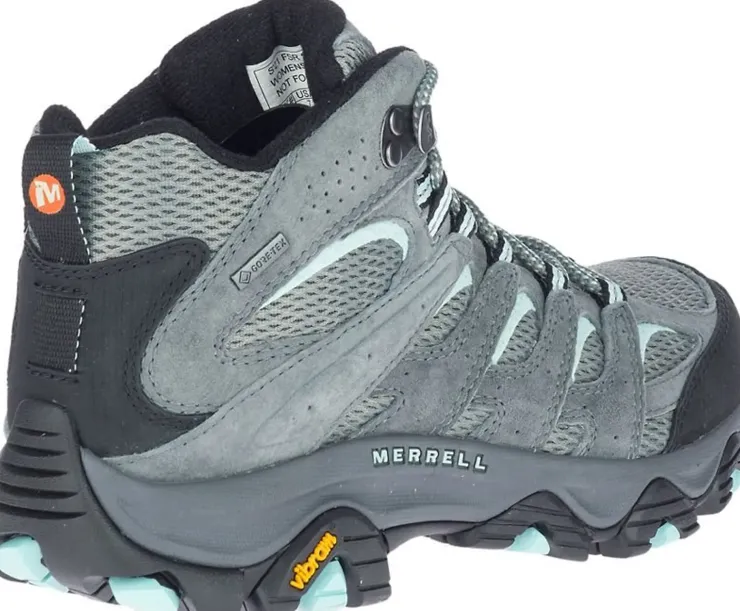 Hiking Shoes & Boots|Mid Height Boots-Merrell Womens Moab 3 Mid GTX Shoes - Sedona Sage
