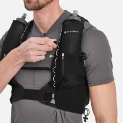 Fast & Light Rucksacks And Vests-Montane Gecko VP 12+ Running Vest - Black