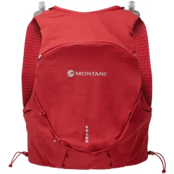 Fast & Light Rucksacks And Vests-Montane Gecko VP 12+ Running Vest - Acer Red