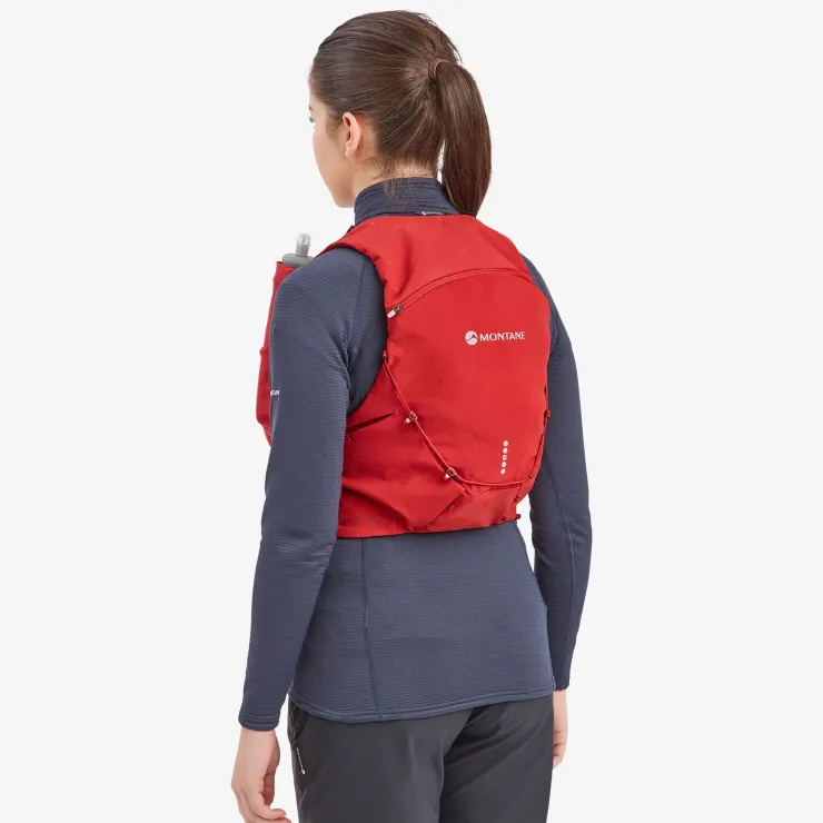 Fast & Light Rucksacks And Vests-Montane Gecko VP 12+ Running Vest - Acer Red