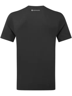T-Shirts & Baselayers-Montane Mens Abstract Mountain T-Shirt - Midnight Grey