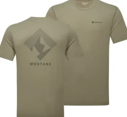 T-Shirts & Baselayers-Montane Mens Alhena Mountain 25 T-Shirt - Caper
