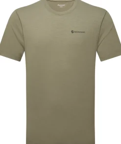 T-Shirts & Baselayers-Montane Mens Alhena Mountain 25 T-Shirt - Caper