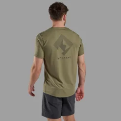 T-Shirts & Baselayers-Montane Mens Alhena Mountain 25 T-Shirt - Caper