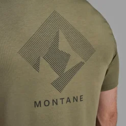T-Shirts & Baselayers-Montane Mens Alhena Mountain 25 T-Shirt - Caper