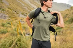 T-Shirts & Baselayers-Montane Mens Alhena Mountain 25 T-Shirt - Caper