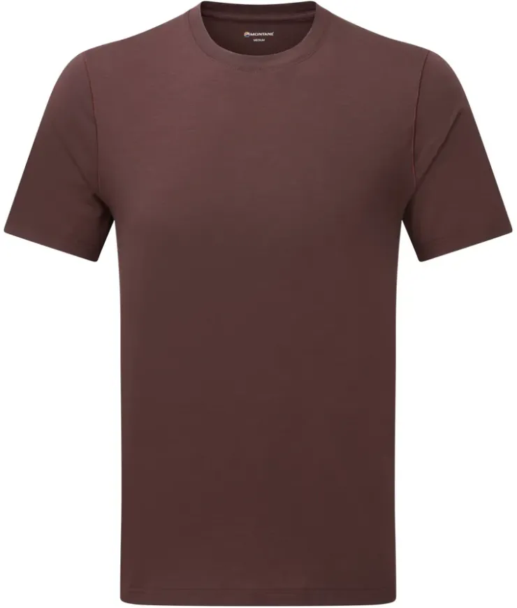 T-Shirts & Baselayers-Montane Mens Alhena T Shirt - Dark Garnet
