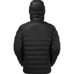 Insulated Jackets-Montane Mens Alpine 850 Hooded Down Jacket - Black