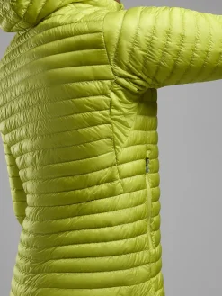 Insulated Jackets-Montane Mens Alpine 850 Nano Hoodie - Citrus Spring