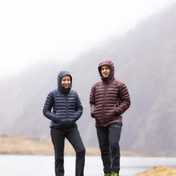 Insulated Jackets-Montane Mens Anti-Freeze Hoodie - Dark Garnet