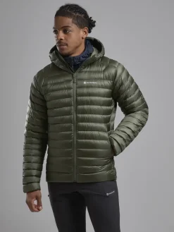 Insulated Jackets-Montane Mens Anti-Freeze Hoodie - Caper