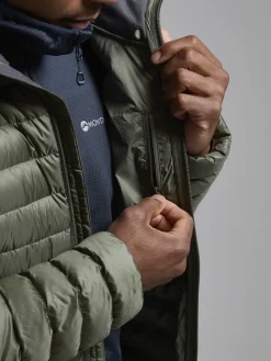 Insulated Jackets-Montane Mens Anti-Freeze Hoodie - Caper