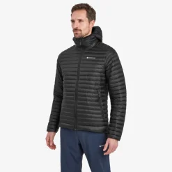 Insulated Jackets-Montane Mens Anti-Freeze Lite Hoodie - Black