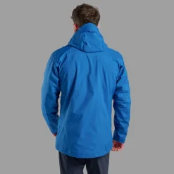 Waterproof Jackets-Montane Mens Cetus Jacket - Neptune Blue
