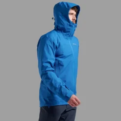 Waterproof Jackets-Montane Mens Cetus Jacket - Neptune Blue