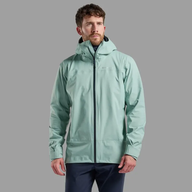 Waterproof Jackets-Montane Mens Cetus Jacket - Sea Mist